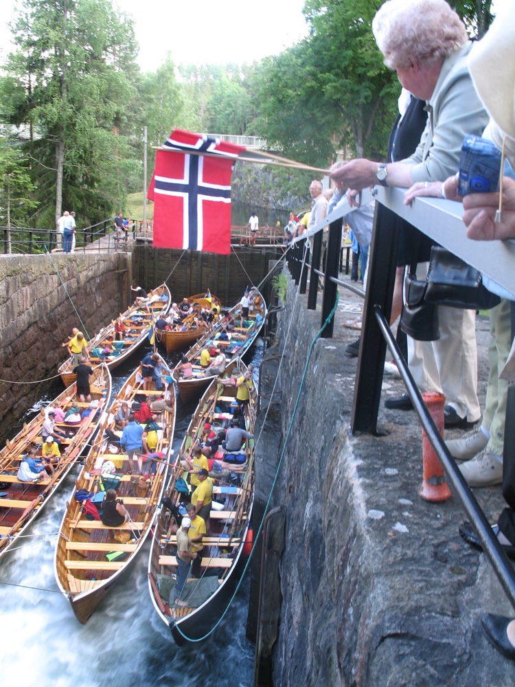2005 - Slussning på Telemarkkanalen